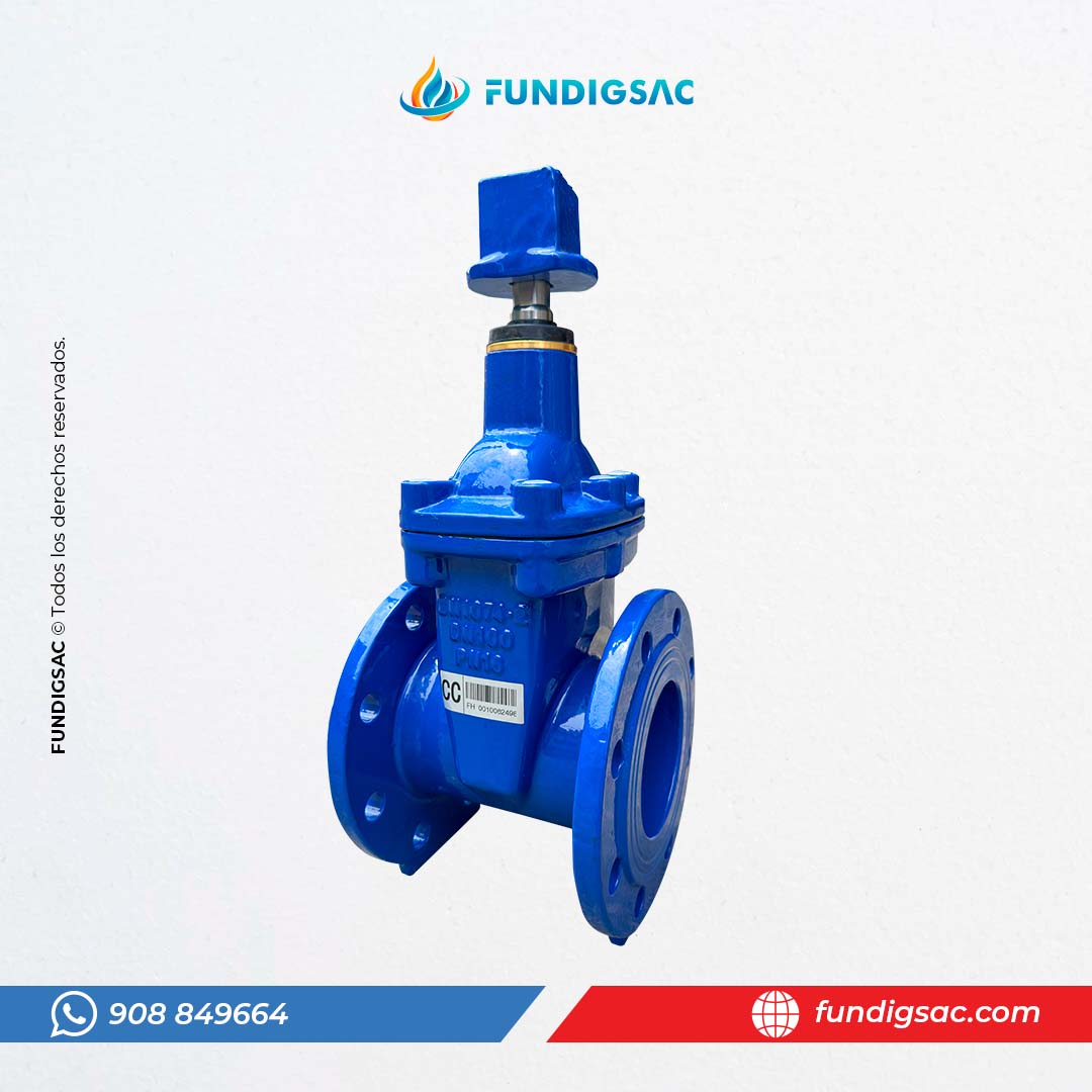 valvula ocmpuerta bridada de hierro ductil